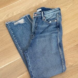 Good American High Rise Blue Jeans